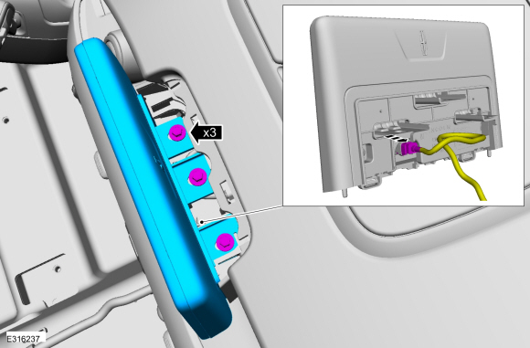 Ford Escape - Removal and Installation - Exterior Rear Door Handle