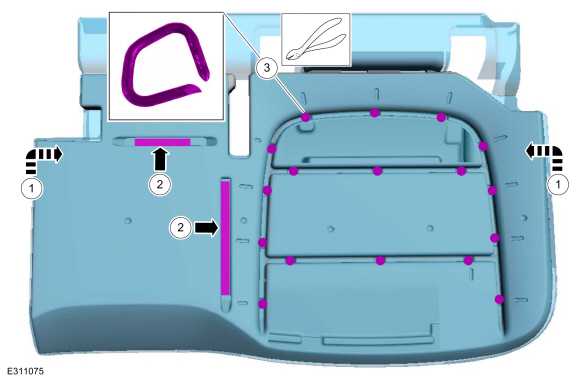 Ford Escape - Removal and Installation - Front Door Window Regulator