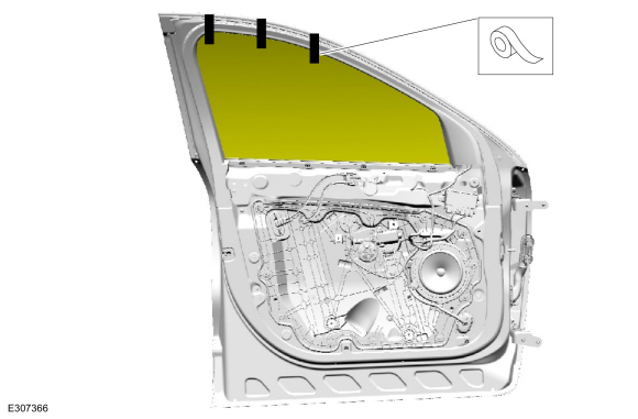 Ford Escape - Removal and Installation - Front Door Window Regulator