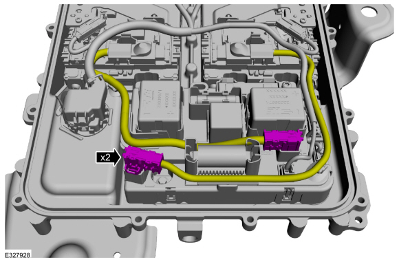 Ford Escape - Removal and Installation - High Voltage Battery Junction