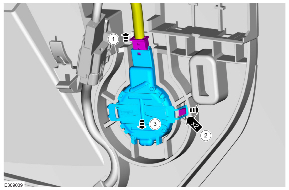Ford Escape - Removal and Installation - High Voltage High Current Fuse