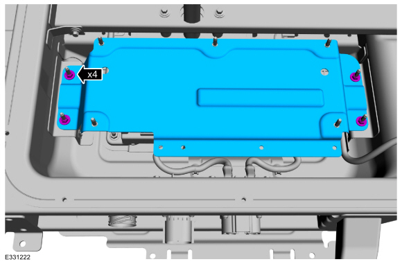 Ford Escape - Removal and Installation - High Voltage Low Current Fuse