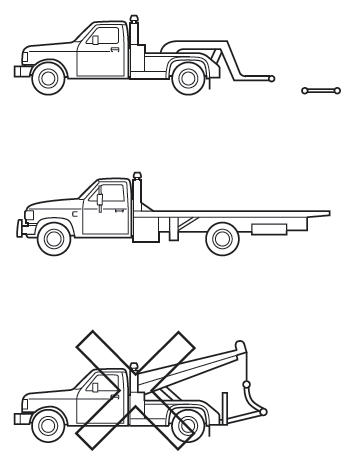 Ford Escape. Transporting the Vehicle